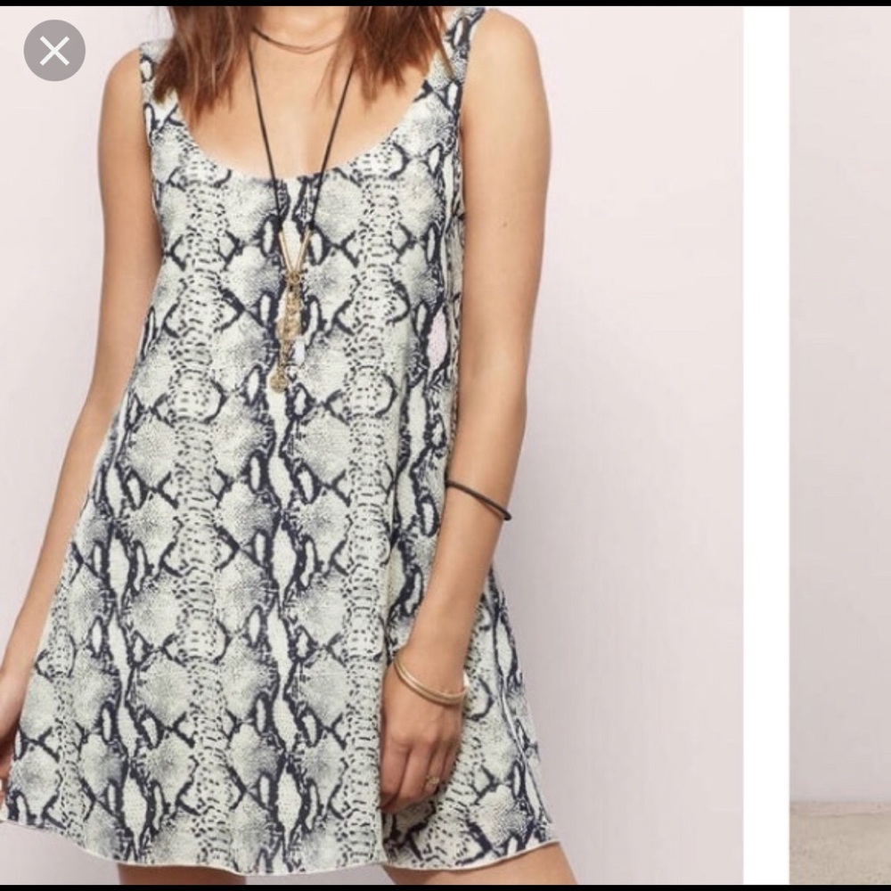 Hyper Tank Shift Dress- Tobi